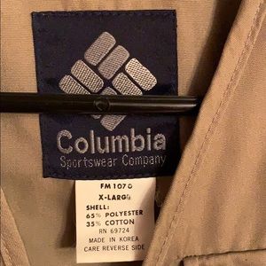 Columbia fishing vest